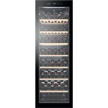 Haier Wine Bank 60 Serie 5 WS190GA, Weinkühler mit Kompressor, Freistehend, 189 Flasche(n), G, Schwarz, Schwarz - Schwarz