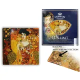 Carmani - Achterbahn/Kork-Pad mit Klimt-Bilder gedruckt, Adele