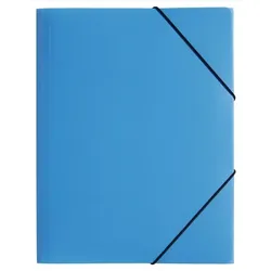 Pagna Gummizugmappe A4, 3 Klappen, Trend, hellblau