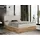MKS Meble Boxspringbett 140x200 mit Bettkasten, Polsterbett 140x200 mit Matratze H3, Boxspringbett 140x200 mit Kopfteil, Boxspringbett mit Massivholz - Nessi... - Beige