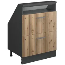 Vicco Dachschrägenschrank Rion 60 x 83,8 x 46 cm Braun