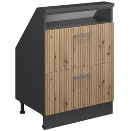 Vicco Dachschrägenschrank Rion 60 x 83,8 x 46 cm Braun