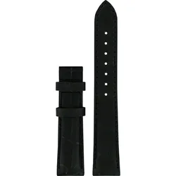 Tissot - Leder Tissot Tradition Lederband Schwarz 16/14mm, Ohne Schnalle T610035979 - alligator-prägung,rind,schwarz