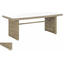 CLP Tisch Fontana XL 200 x 90 x 75 cm Braun