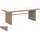 CLP Tisch Fontana XL 200 x 90 x 75 cm Braun