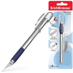 Cutter Metallgehäuse 1 Stück Skalpell mit 2 Ersatzklingen Bastelmesser für DIY Hobby Handwerk Modellbau Kunst Cuttermesser für präzise Schnitte
