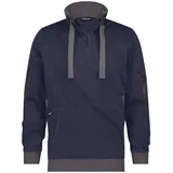 DASSY Sweatshirt Nachtblau/Anthrazitgrau 3XL