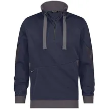 DASSY Sweatshirt Nachtblau/Anthrazitgrau 3XL