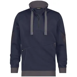 DASSY Sweatshirt Nachtblau/Anthrazitgrau 3XL