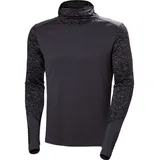 HELLY HANSEN Lifa Merino Midw BLC Hoodie Black/Blau XL