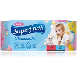Superfresh Baby Chamomile sanfte Feuchttücher für Kleinkinder für empfindliche Oberhaut 72 St.