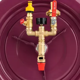 Wiesenfield Hydropresse Edelstahl/Eisen Rot