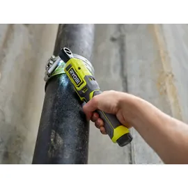 RYOBI 4 V USB-LITHIUM Akku-Ratschenschrauber RR14W4-120G 1/4 Zoll Vierkantaufnahme, 1 x 4 V 2,0 Ah Lithium Akku und Ladegerät