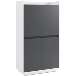 byLIVING Sekretär Hannes Breite 80 cm schwarz