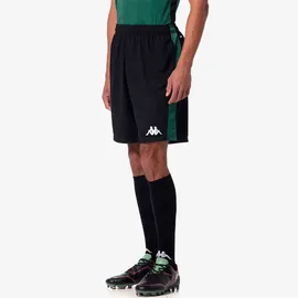 Kappa Ahora Pro 8 Sporthose Black/Green Dk XL
