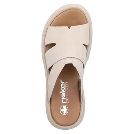 Rieker Damen Sandalen für Damen, beige, 38 EU
