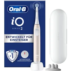 Oral-B iO Series 2 Calm Pink Special Edition + Reiseetui + Aufsteckbürstenhalter