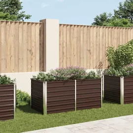 vidaXL Hochbeet 160 x 80 x 77 cm Braun