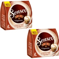 Senseo Typ Cappuccino Baileys Kaffeepads, Aromatisch, Kaffee, Löslicher Kaffee, 2 x 8 Pads