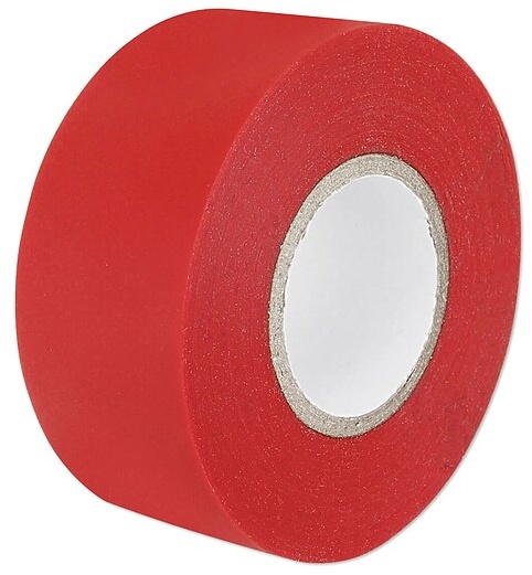 PVC-Klebeband - rot - Breite 30 mm - Länge 33 m ** 1m/0,19 EUR