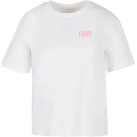 miss tee All We Need Is Love Tee Weiß S
