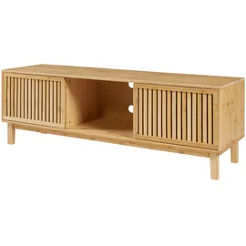 [en.casa] Fernsehschrank Ypäjä 150x42x50 cm Bambus Natur