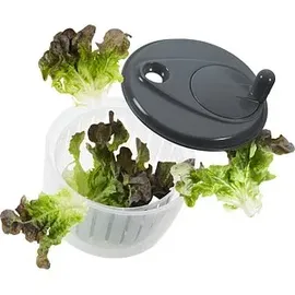 LURCH Salatschleuder mit Kurbel 22 x 22 x 16 cm grau/weiß