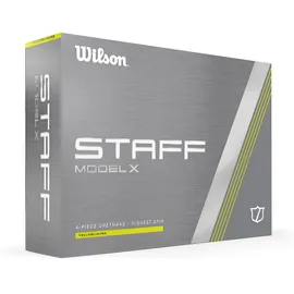 Wilson Unisex-Adult Staff Model X Golfball, Yellow, No Size
