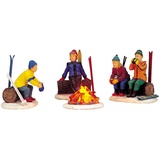 Lemax - Skiers Fire Camp