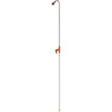 Primaster Gartendusche Aluminium grau 2,28 m