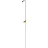 Primaster Gartendusche Aluminium grau 2,28 m