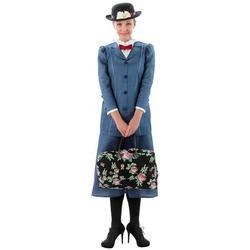 Rubie ́s Kostüm Mary Poppins, Original lizenziertes Kostüm aus dem Disney-Klassiker Mary Poppins (1 blau L