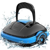 WYBOT Poolroboter, Poolsauger Akku mit Dual-Antriebsmotoren, Automatisches Parken, Automatische Poolreiniger für Pools bis 50 m2 Grundfläche