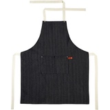 stuco Kochschürze »gestreift«, (1 tlg.), mit Brusttasche, schwarz