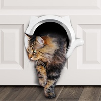Lynx Katzentür Innentür – Einzigartiges, stilvolles Design – HQ & einfach zu installierende Innenraum-Katzentür für kleine bis XL Katzen Haustiertüren für Katzen – Für Katzen bis zu 11. 3 kg