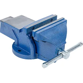 BGS Schraubstock Holz/Metall/Stahl/Grauguss 150 mm blau