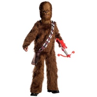 Rubie ́s Kostüm Star Wars - Chewbacca Fellkostüm für Kinder, Pelziges Kostüm des haarigen Wookiees braun 128-134