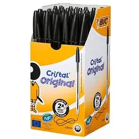 BIC Kugelschreiber Cristal Schwarz 0,4 mm 50 St.