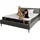 sei Design Luxus Matrazenschoner – Hygienische Komfortauflage mit Polsterung 160x200 mit 4 Gummibände