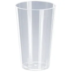 500x Trinkglas, PS, Spritzguss, klar, 400ml