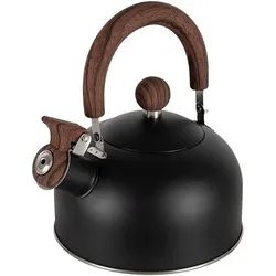 Camping Wasserkocher Pettygrove 1 Flötenkessel Teekessel Edelstahl 1.2L SCHWARZ No Size