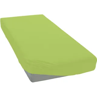 Bettlaken Microfaser-Jersey 200 x 200 cm grün