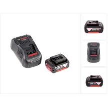 Bosch GBA 18 V Li-Ion 4,0 Ah + GAL 1880 Ladegerät