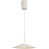 LED-Hängeleuchte Calice, weiß, Ø 32 cm, höhenverstellbar