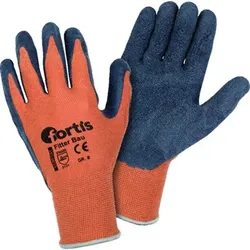 Handschuh Fitter Bau, orange/anthrazitgrau, Größe 9 - orange - 9