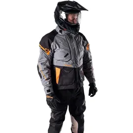 leatt adventure ADV Multitour 8.5 Textiljacke Grau/Schwarz/Orange 2XL