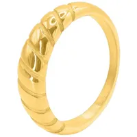 Steel_art Fingerring Naso goldfarben in goldfarben | Gr.: 52