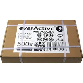 diverse verläge everActive AA Batterien 500 Stück Mignon LR6 1.5V, Alkalisch Hochleistung