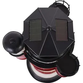 Westerholt Solar Leuchtturm Roter Sand Polyresin 78 cm inkl. LED weiß