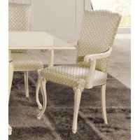 JVmoebel Stuhl, Klassische Stühle Stuhl Designer Holzstuhl Esszimmerstuhl Luxus Holz weiß